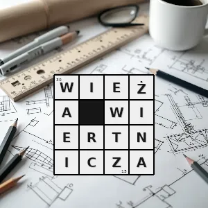 Hasło krzyżówkowe wieża zbudowana z metalowych kratownic o wysokości do kilkudziesięciu metrów służąca do wprowadzania przewodu wiertniczego do otworu wiertniczego - wieża wiertnicza – rozwiązanie, synonimy, podpowiedzi i definicje krzyżówkowe